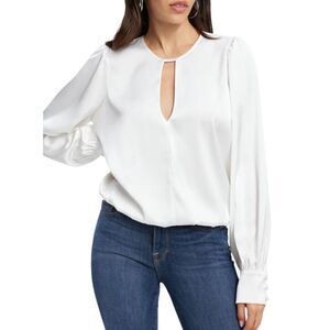 NEW Good American Ivory Blouse Women Size 2